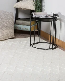 Tapete Branco 160 X 230 Cm Erzin