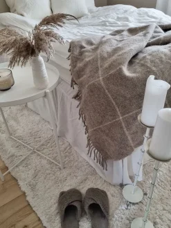 Tapete Branco 200 X 200 Cm Evren