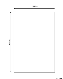 Tapete Branco E Azul 160 X 230 Cm Izmit