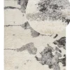 Tapete Branco E Cinzento 160 X 230 Cm Sevan