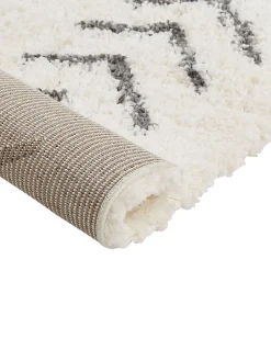 Tapete Branco E Cinzento 160 X 230 Cm Ayrum