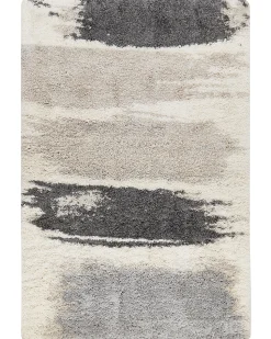 Tapete Branco E Cinzento 200 X 300 Cm Martuni