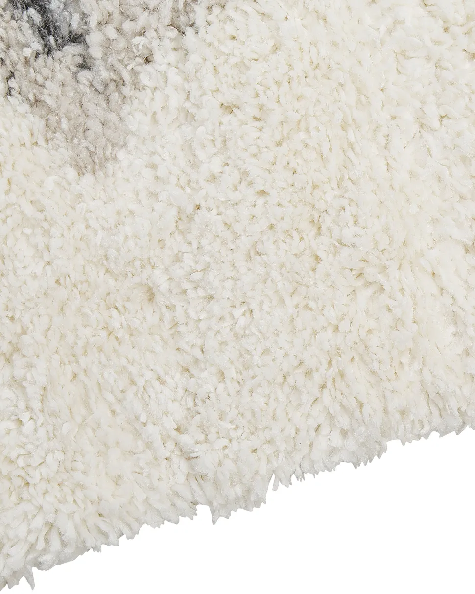 Tapete Branco E Cinzento 160 X 230 Cm Masis