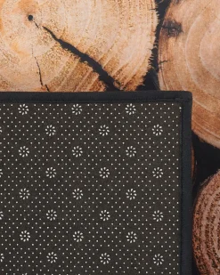 Tapete Castanho E Preto 80 X 150 Cm Kardere