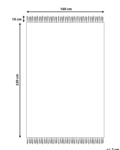 Tapete Cinzento 160 X 230 Cm Malhia