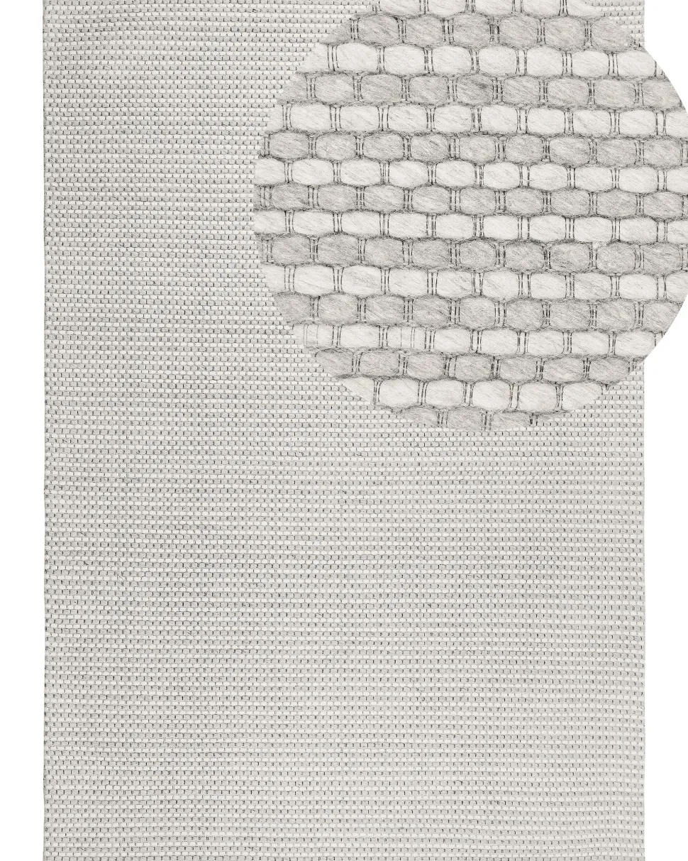 Tapete Cinzento Claro 160 X 230 Cm Kilis
