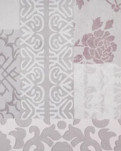 Tapete Cinzento Claro E Rosa 140 X 200 Cm Ballica Ii