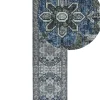 Tapete Cinzento E Azul 80 X 300 Cm Kottar