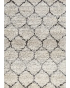 Tapete Creme Claro E Cinzento 160 X 230 Cm Yerevan