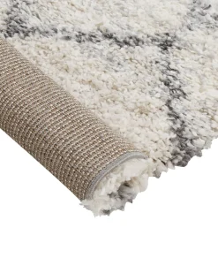 Tapete Creme Claro E Cinzento 160 X 230 Cm Yerevan