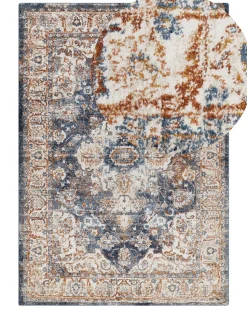 Tapete Creme E Azul 160 X 230 Cm Dvin