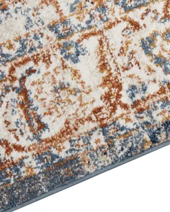 Tapete Creme E Azul 160 X 230 Cm Dvin