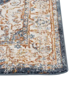 Tapete Creme E Azul 160 X 230 Cm Dvin