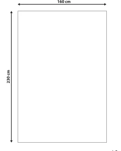 Tapete Creme E Castanho 160 X 230 Cm Vayk