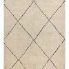 Tapete Creme E Preto 160 X 230 Cm Mutki