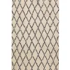 Tapete Creme E Preto 80 X 150 Cm Midyat