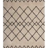 Tapete Creme E Preto 160 X 230 Cm Havsa