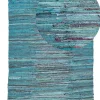 Tapete De Algodao Azul 140 X 200 Cm Mersin