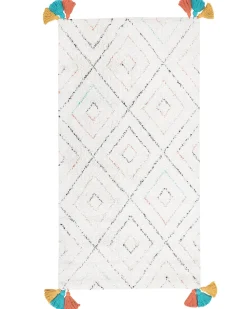 Tapete De Algodao Branco 80 X 150 Cm Kartal