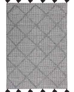 Tapete De Algodao Castanho 140 X 200 Cm Tuzla
