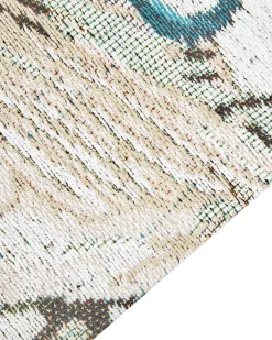 Tapete De Algodao Com Motivo De Aves Multicolor 200 X 300 Cm Ariha