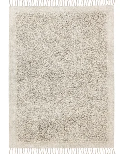 Tapete De Algodao Creme 140 X 200 Cm Bitlis