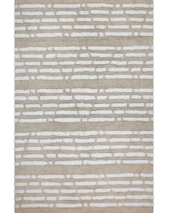 Tapete De Algodao Creme 120 X 180 Cm Ahirli