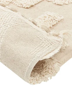 Tapete De Algodao Creme 160 X 230 Cm Itanagar