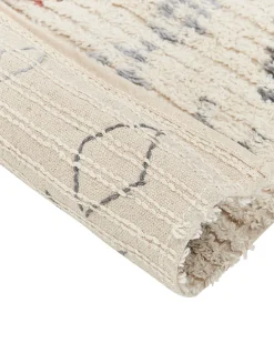 Tapete De Algodao Creme 160 X 230 Cm Dispur