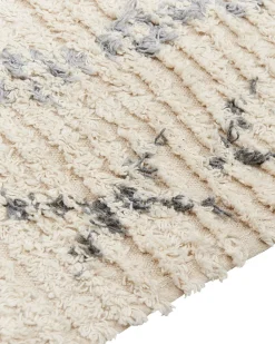 Tapete De Algodao Creme 160 X 230 Cm Dispur