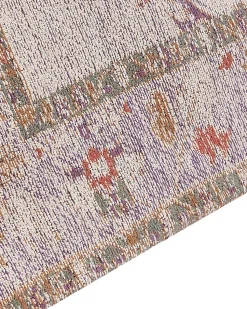 Tapete De Algodao Creme 80 X 300 Cm Yanoba