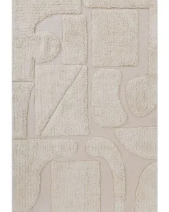 Tapete De Algodao Creme 160 X 230 Cm Diyadin