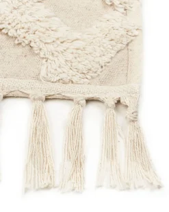 Tapete De Algodao Creme 160 X 230 Cm Ardahan