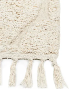 Tapete De Algodao Creme 160 X 230 Cm Silchar