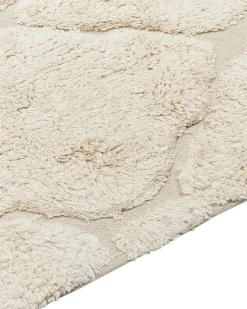 Tapete De Algodao Creme 160 X 230 Cm Silchar