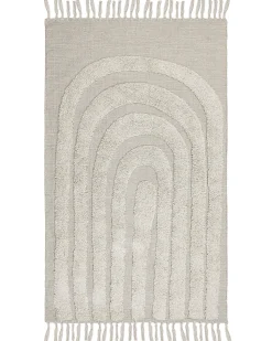 Tapete De Algodao Creme 80 X 150 Cm Hakkari