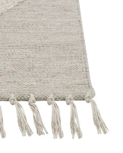 Tapete De Algodao Creme 80 X 150 Cm Hakkari