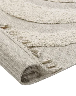 Tapete De Algodao Creme 80 X 150 Cm Hakkari