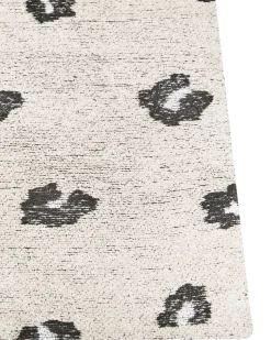 Tapete De Algodao Creme 160 X 230 Cm Afis