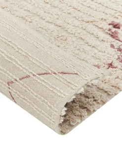 Tapete De Algodao Creme 160 X 230 Cm Guwahati