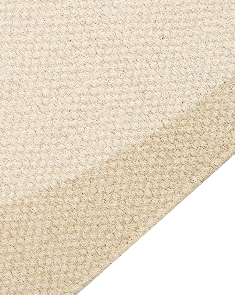 Tapete De Algodao Creme Com Impressao De Urso 80 X 150 Cm Simau