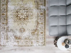 Tapete De Algodao Creme Claro 140 X 200 Cm Almus