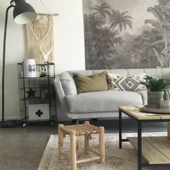 Tapete De Algodao Creme Claro 140 X 200 Cm Almus