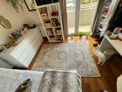 Tapete De Algodao Creme Claro 140 X 200 Cm Almus