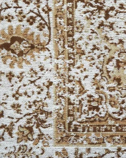 Tapete De Algodao Creme Claro 140 X 200 Cm Almus