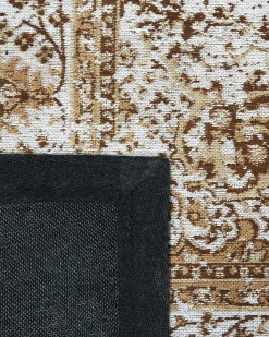 Tapete De Algodao Creme Claro 140 X 200 Cm Almus