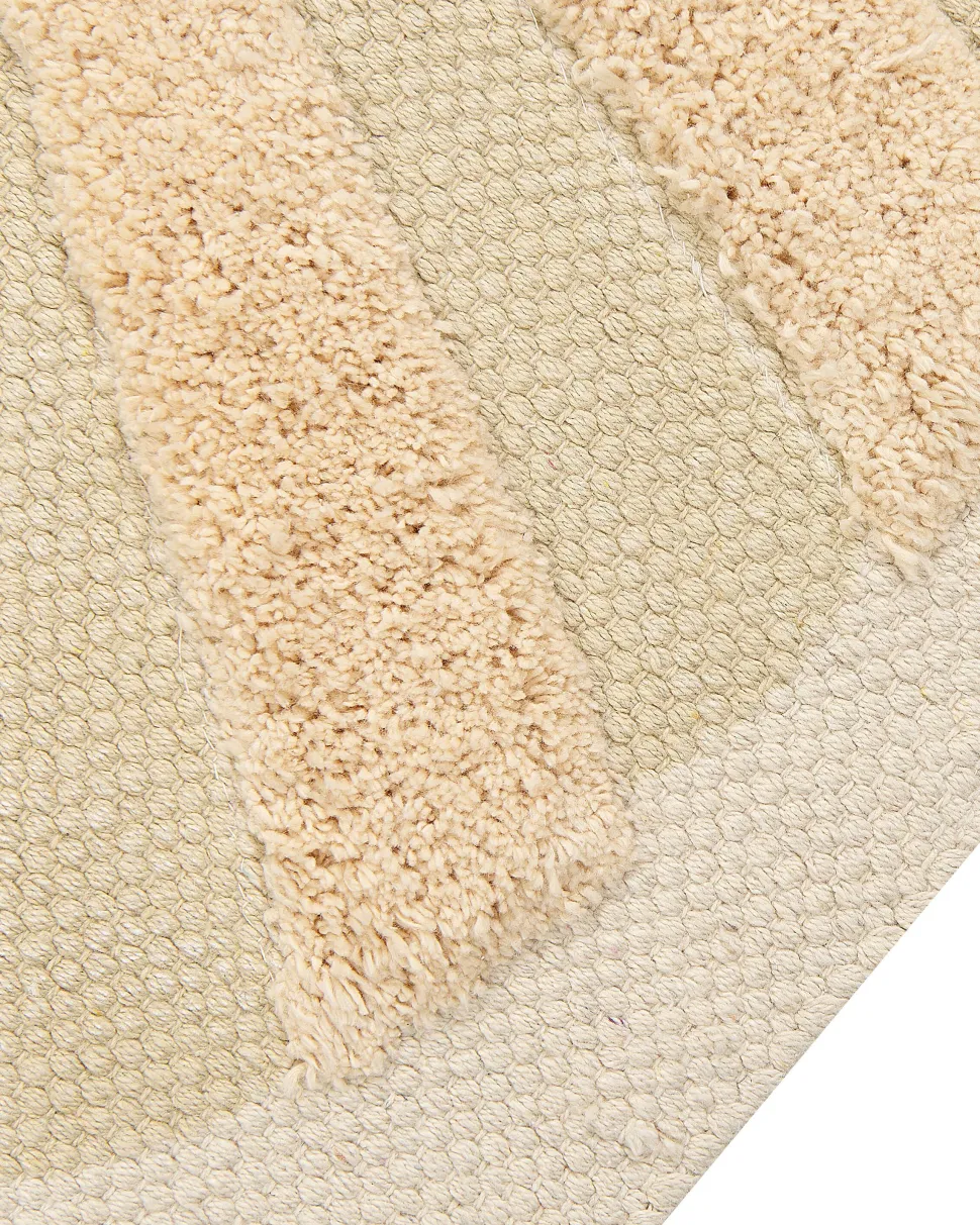 Tapete De Algodao Creme Com Impressao De Leao 80 X 150 Cm Balari