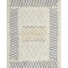 Tapete De Algodao Creme E Azul 160 X 230 Cm Erzincan