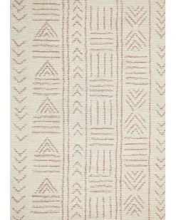 Tapete De Algodao Creme E Rosa 160 X 230 Cm Edirne