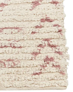 Tapete De Algodao Creme E Rosa 160 X 230 Cm Edirne